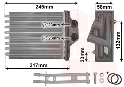 Van Wezel Kachelradiateur 17006304