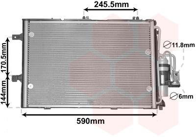 Van Wezel Airco condensor 37015307