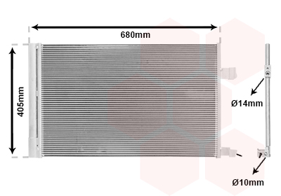 Van Wezel Airco condensor 77015701