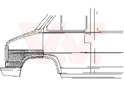 Van Wezel Spatbord 1745158