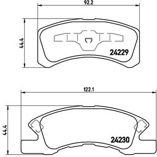 Brembo Remblokset P 16 011