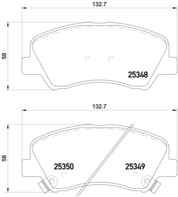 Brembo Remblokset P 18 025