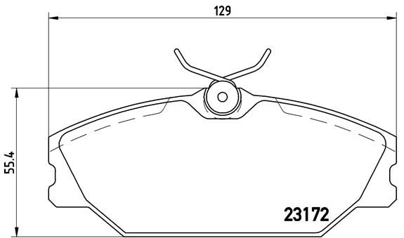 Brembo Remblokset P 68 027