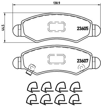 Brembo Remblokset P 79 015