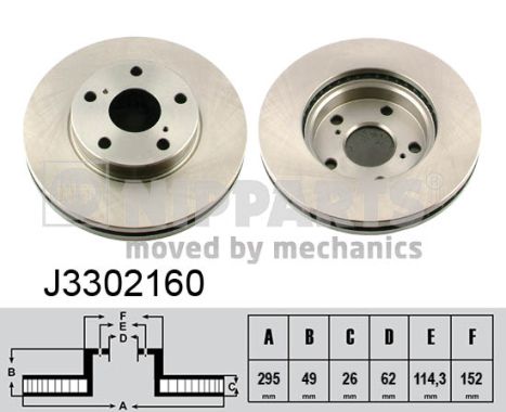 Nipparts Remschijven J3302160