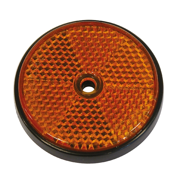 Carpoint Reflector rond 70 mm oranje bulk 13955