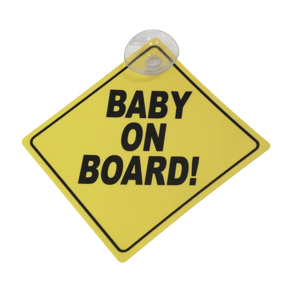 Carpoint Plaatje 'Baby on board!' 10579