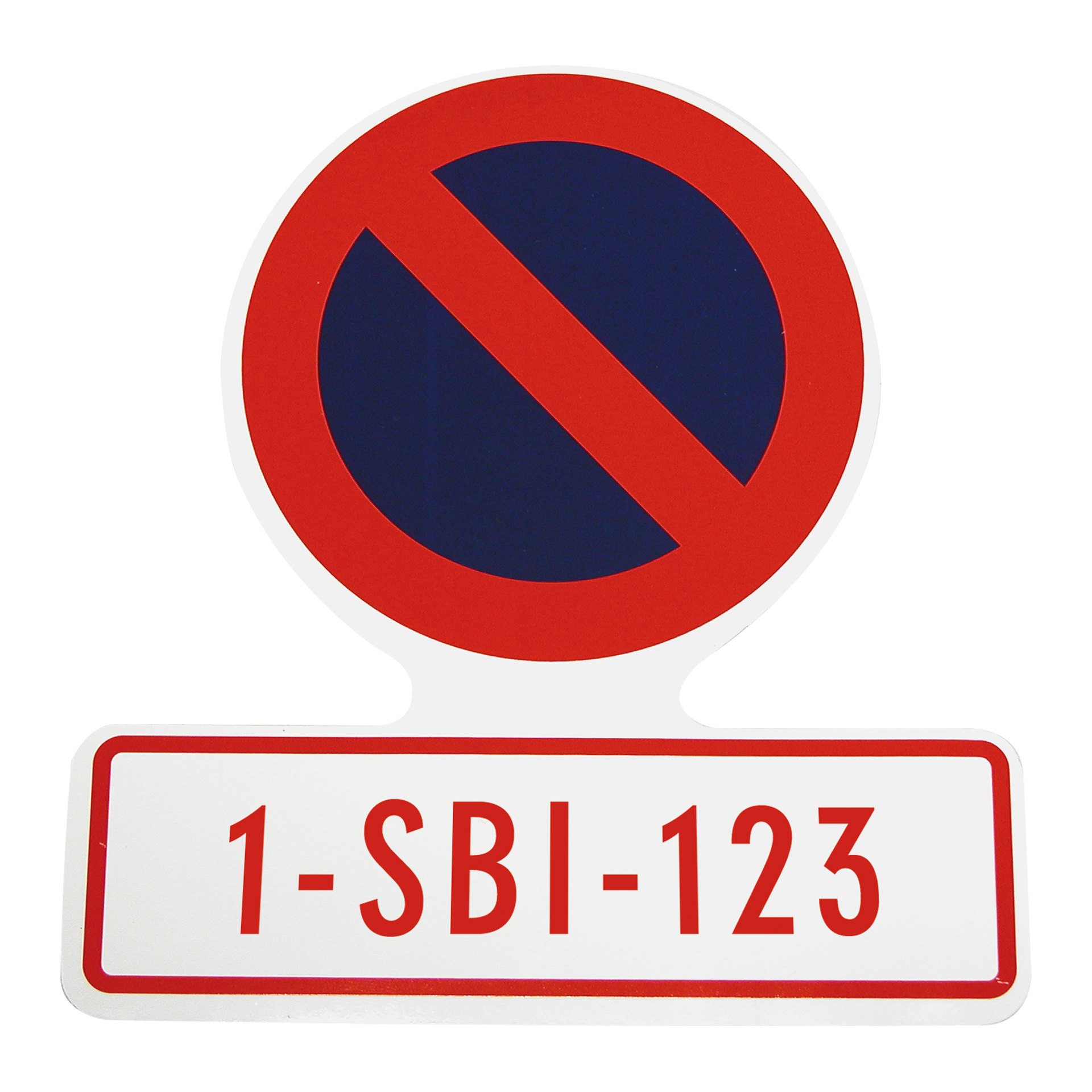 Carpoint Carpoint Sticker Verboden parkeren Kentekenplaat 1316001