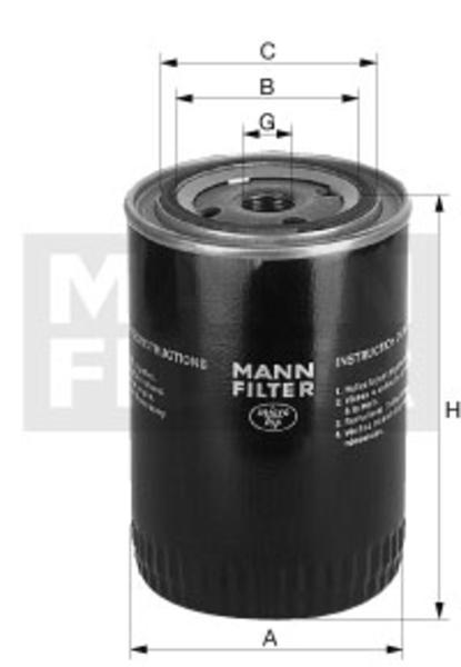 Mann-filter Koelmiddelfilter WA 9110